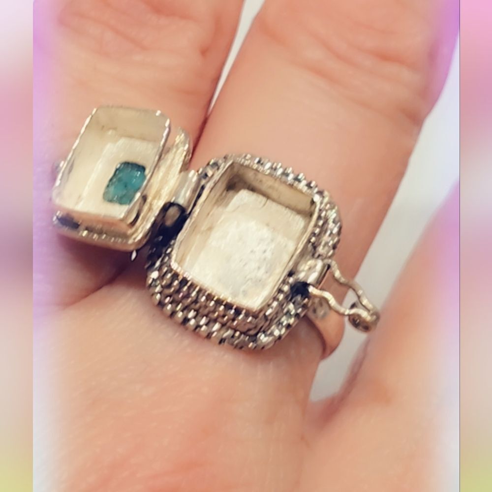 𝐓𝐮𝐫𝐪𝐮𝐨𝐢𝐬𝐞 𝐏𝐨𝐢𝐬𝐨𝐧 𝕾𝖙𝖊𝖗𝖑𝖎𝖓𝖌 𝕲𝖊𝖒𝖘𝖙𝖔𝖓𝖊 𝕽𝖎𝖓𝖌 - Picture 3 of 4